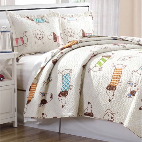 dog quilt set
